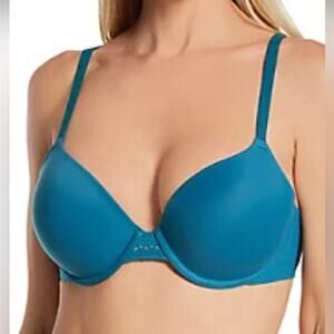 Wacoal Perfect Primer Dragonfly Blue Push Up Bra Women’s Size 36DD